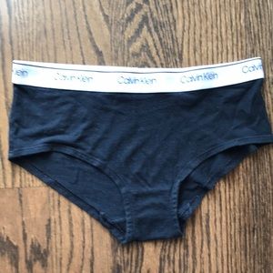 Calvin Klein black underwear, size XL fits about size 5